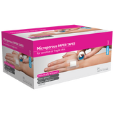 AEROTAPE White Microporous Paper Tape 1.25cm x 5M Box/24